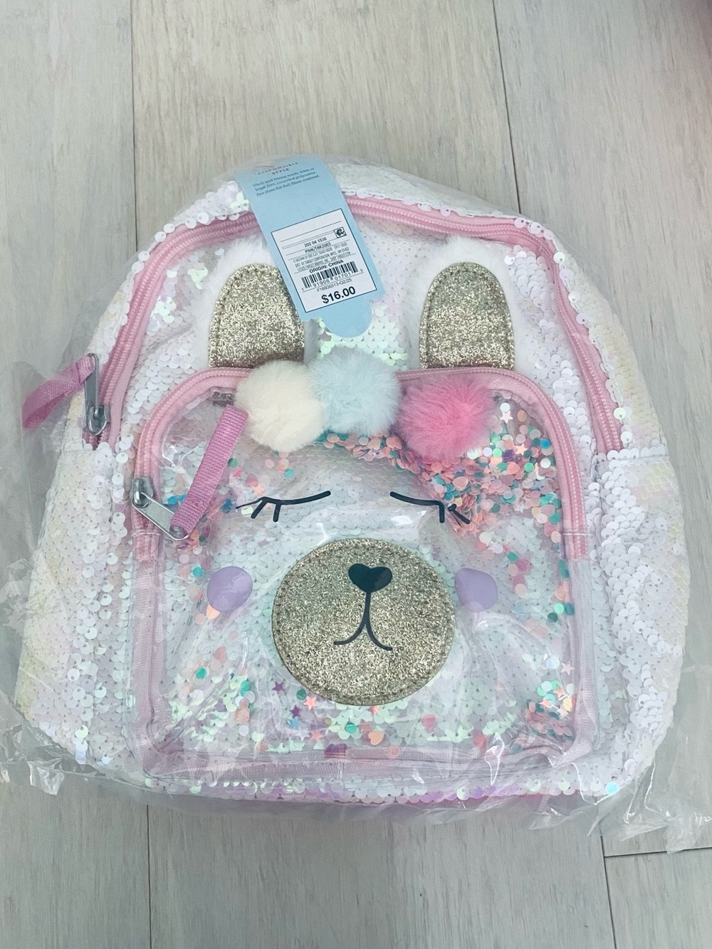 Cat and Jack mini Backpack - Pink & Gold